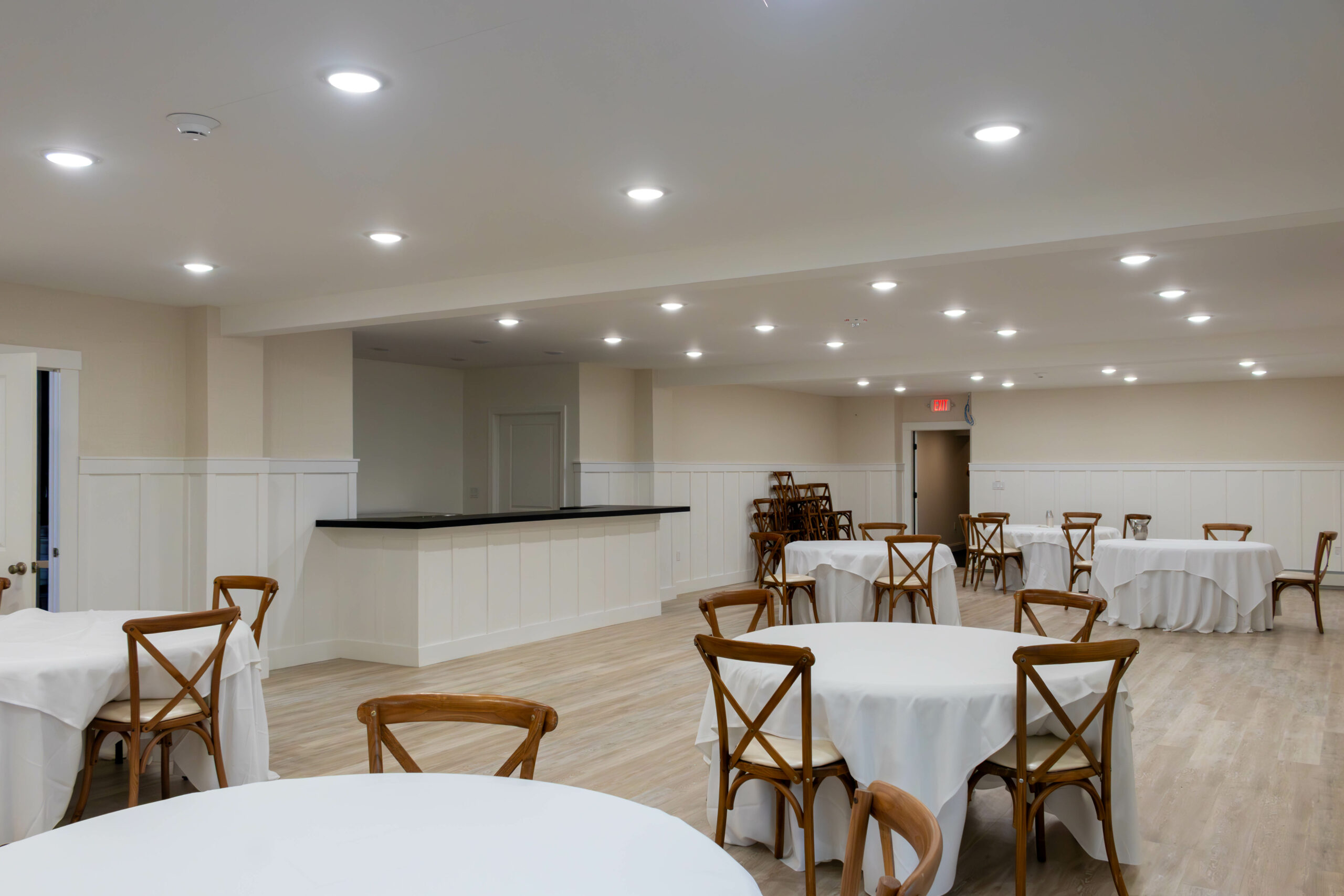 the vault venue space at owls nest resort