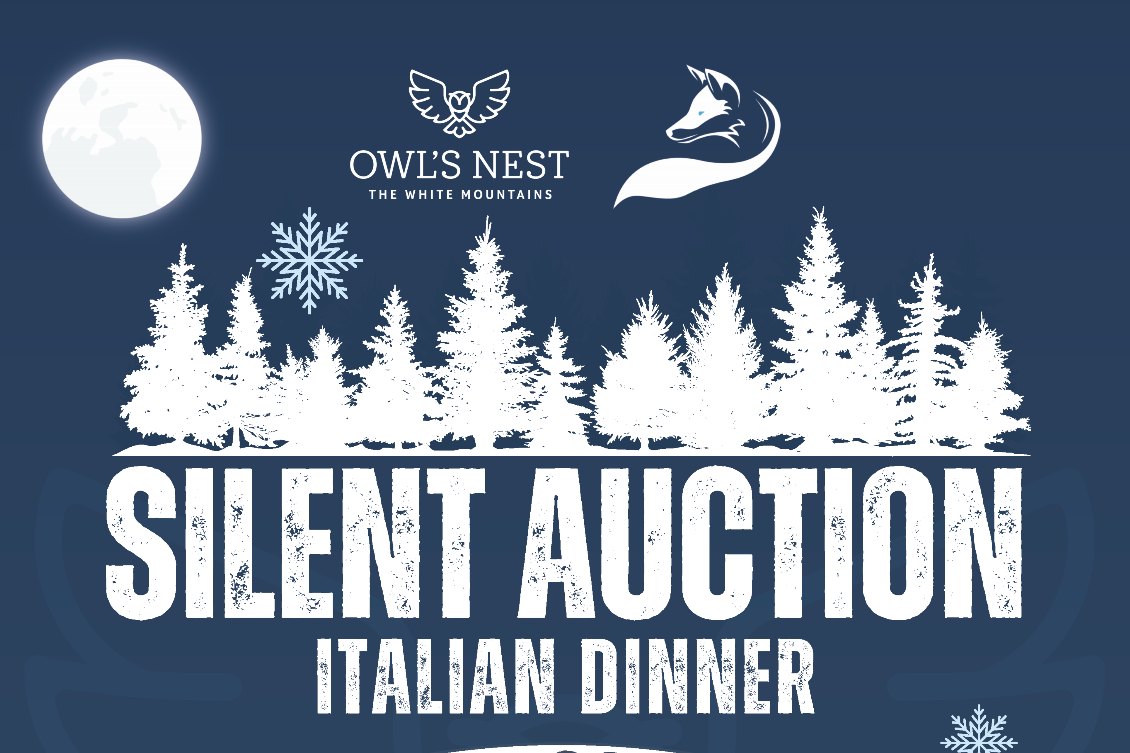 italian dinner and silent auction dinner for Campton Elementary